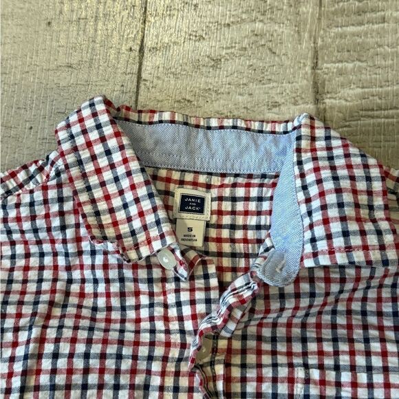 Janie & Jack Boys Long Sleeve Button Down Shirt - Picture 2 of 3